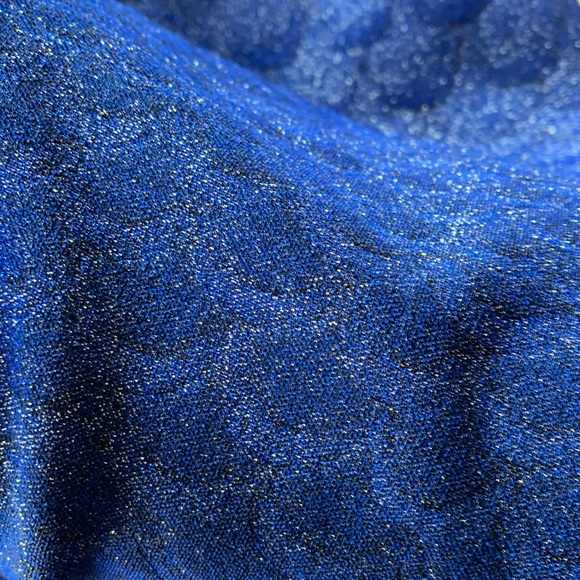 Worn a few times blue/black/silver mini dress - Picture 6 of 6